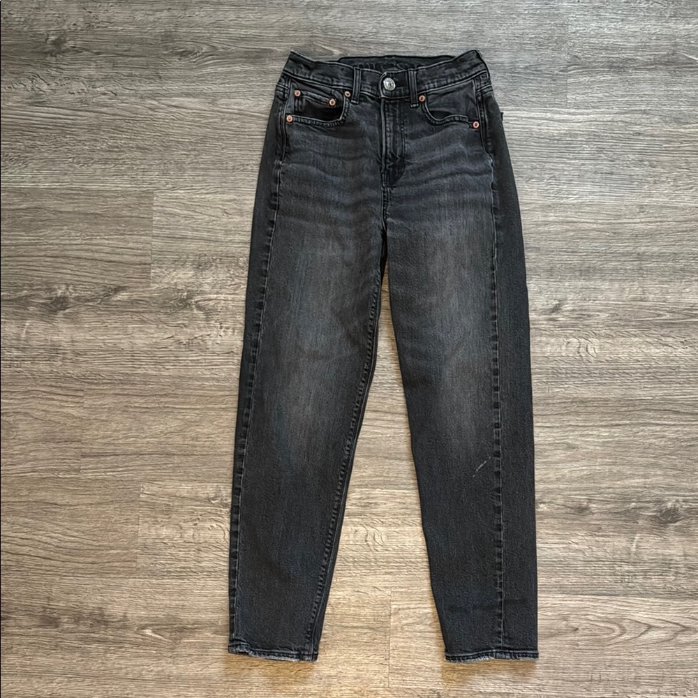 American Eagle Outfitters Black Straight Leg Jeans
